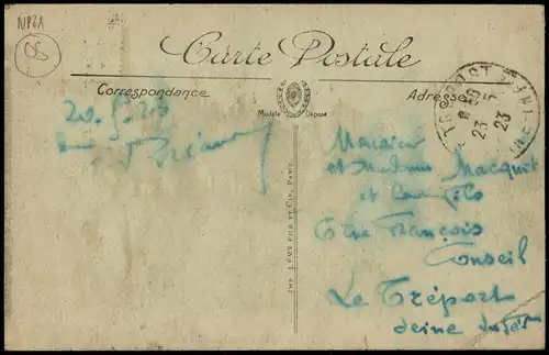 CPA Briançon Sainte-Catherine, vue prise du Grand Hotel 1923