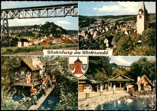 Ansichtskarte Westerburg Stadt, Märchenwald, Park 1962