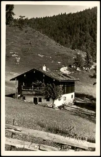 Foto Reit im Winkl Abgeholzter Hang - Hütte 1953 Privatfoto