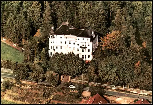 Ansichtskarte Bad Wildungen Kurheim ,,HAUS EBERSBERG" Luftbild 1982