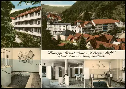 Ansichtskarte Bad Lauterberg im Harz Kneipp-Sanatorium Benno-Stift - MB 1974