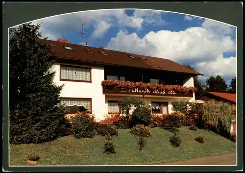 Ansichtskarte Fleckl-Warmensteinach Pension Haus Resi 1992