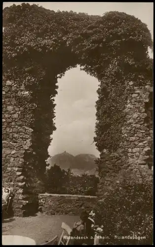 Ansichtskarte Rolandswerth-Remagen Burg Rolandseck 1928