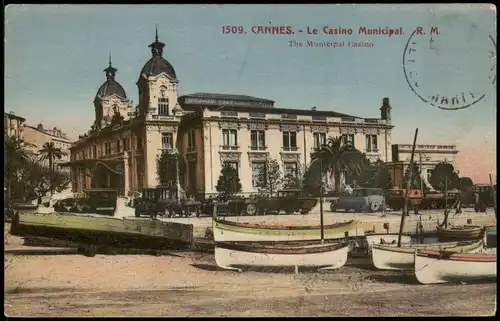 CPA Cannes Le Casino Municipal 1910