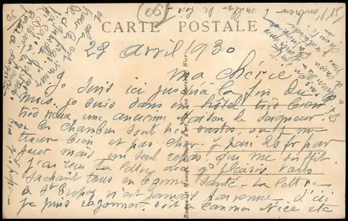 CPA Cannes St-Honorat - Entrée du Monastère 1920