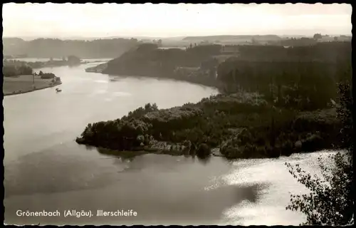 Ansichtskarte Grönenbach (Allgäu) Illerschleife 1960