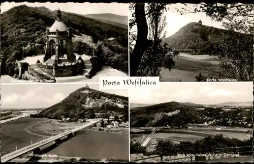 Ansichtskarte Porta Westfalica Stadtansichten 1965