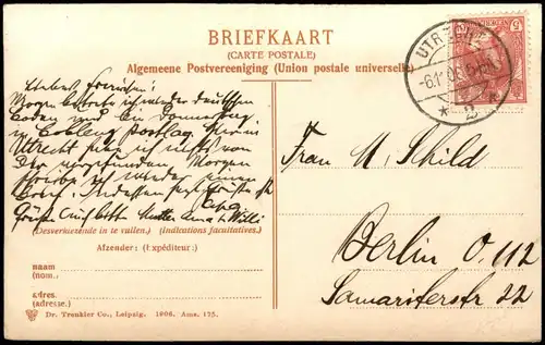 Postkaart Amsterdam Amsterdam Oude Kerk 1906