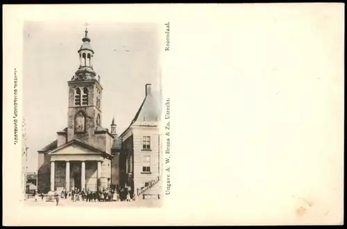 Postkaart Roosendaal St. Jans kerk 1900