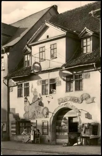 Ansichtskarte Saalfeld (Saale) HO-Gaststätte „Das Loch" 1963