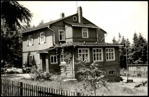 Ansichtskarte Oberhof (Thüringen) Forsthaus Sattelbach bei Oberhof 1960