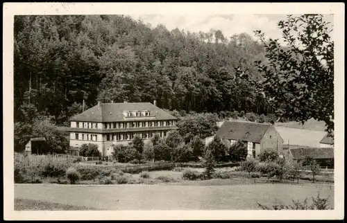 Eisenberg (Thüringen) Waldhaus Amtsschreibersmühle Hotel Pension MÜHLTAL 1953
