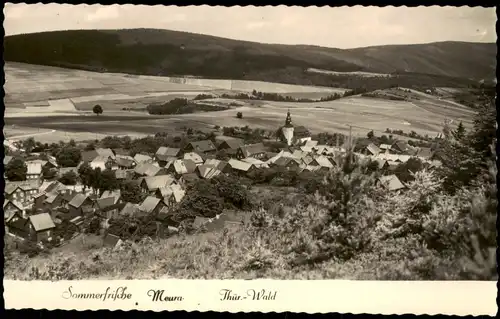 Ansichtskarte Meura Panorama-Ansicht 1965
