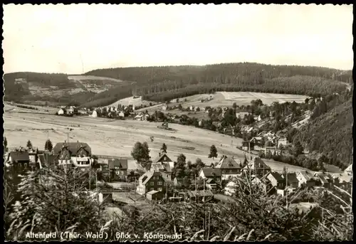 Altenfeld (Thüringen) Panorama-Ansicht Blick v. Königswald 1969