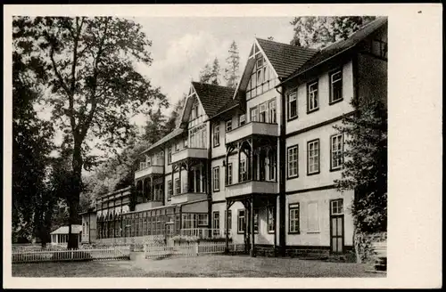 Ansichtskarte Georgenthal (Thüringen) Kurhaus-Hotel 1956