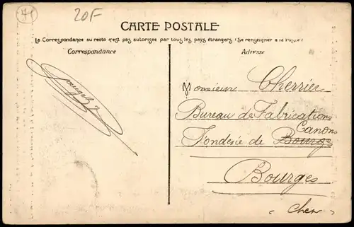 CPA Autun Édifice Romain dit Temple de Janus 1920