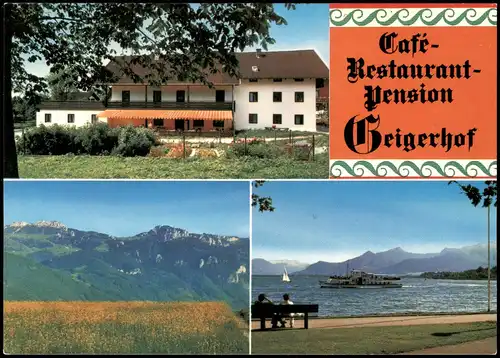 Aschau im Chiemgau Café-Restaurant-Pension Geigerhof - Leitenberg 1978