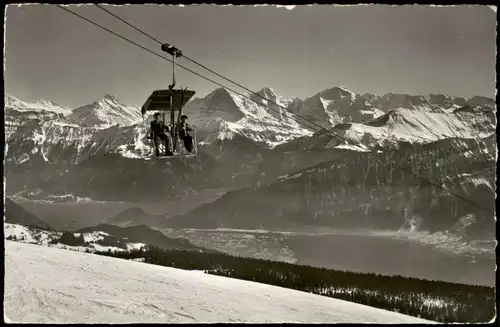 Ansichtskarte Beatenberg Sportbahn Beatenberg - Niederhorn 1958