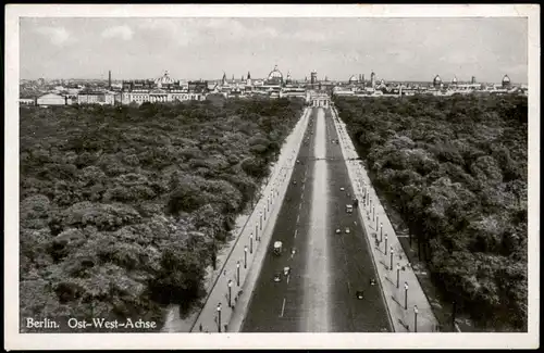 Ansichtskarte Berlin Ost-West-Achse 1942