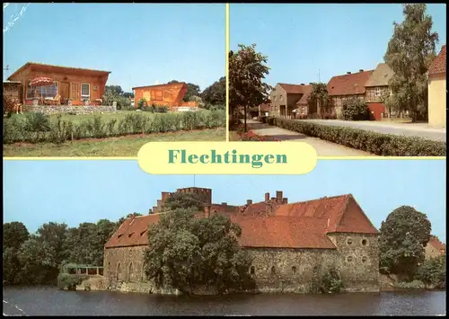 Flechtingen-Börde-Hakel Bungalow-Siedlung, Lindenplatz, Wasserburg 1982