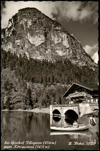 Ansichtskarte Garmisch-Partenkirchen Pflegersee 1922
