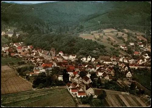 Gleisweiler-Edenkoben Luftbild Luftaufnahme; Ort a.d. Dt. Weinstraße 1972