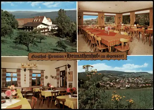 Heimbuchenthal (Spessart Unterfranken)  Gasthof Pension Heimathenhof 1983