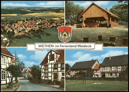 Wethen-Diemelstadt Mehrbildkarte WETHEN im Ferienland Waldeck 1975