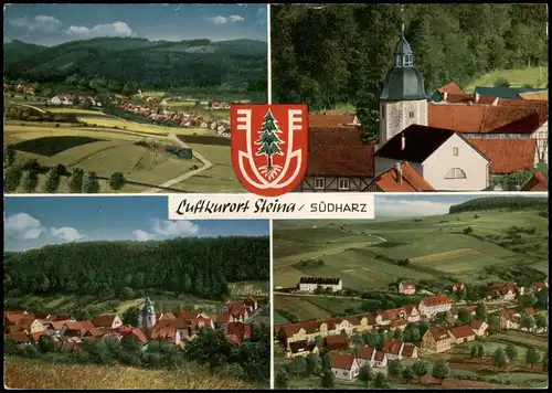 Bad Sachsa Mehrbild-AK 4 Ansichten STEINA Orts-/Stadtteilansichten 1972