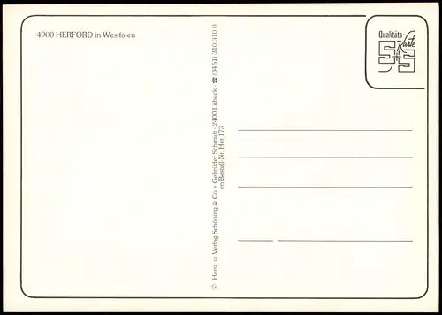 Ansichtskarte Herford Mehrbildkarte mit 5 Stadtteilansichten 1980