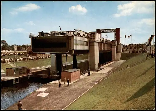 Henrichenburg-Castrop-Rauxel Das neue Schiffshebewerk in Westfalen 1974