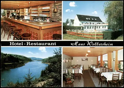 Kürten Mehrbild-AK Hotel-Restaurant Haus Wollersheim im OT Eisenkaul 1975