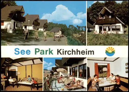 Ansichtskarte Kirchheim (Hessen) Mehrbildkarte See Park Kirchheim 1980