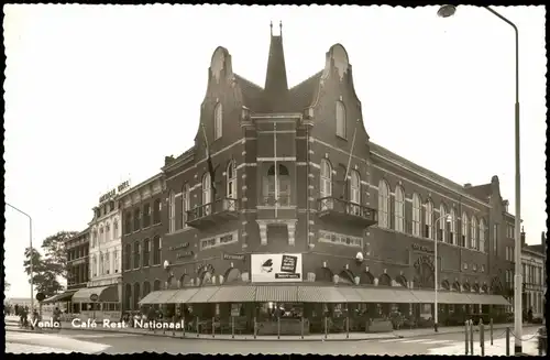 Postkaart Venlo Cafe Rest. Nationaal 1958