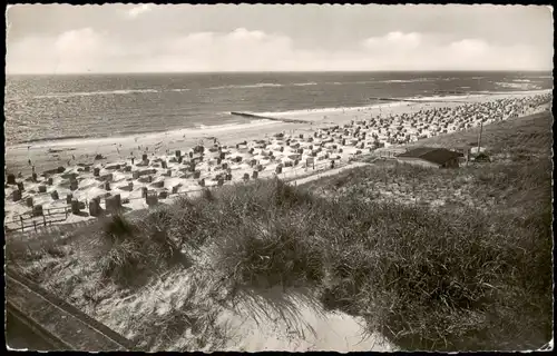 Ansichtskarte Westerland-Sylt Südstrand 1959