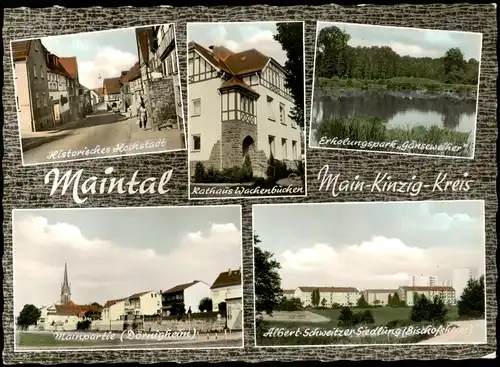 Bischofsheim (Rhön) A. Schweitzer Siedlung, Dörningheim, Hochstadt 1977