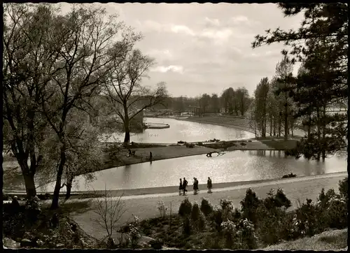 Ansichtskarte Dortmund Bundesgartenschau/BUGA Buschmühlenteich 1961