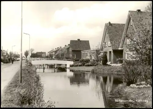 Postkaart Berkenwoude Kerkweg 1963