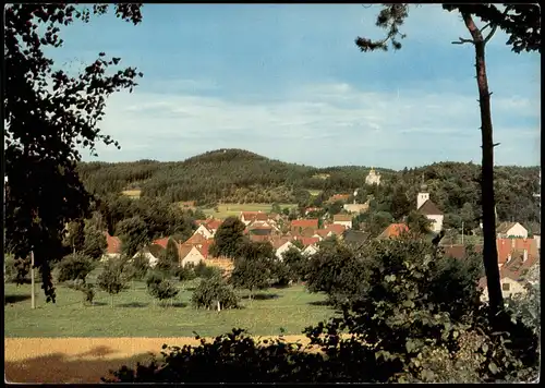 Ansichtskarte Bärnfels-Obertrubach Blick auf die Stadt 1977