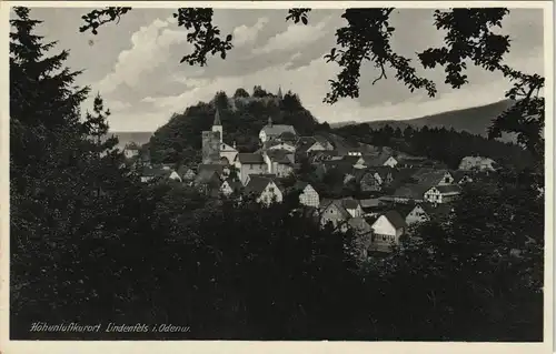 Ansichtskarte Lindenfels (Bergstraße) Stadt 1931