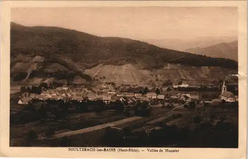 CPA Bad Sulzbach Soultzbach-les-Bains Stadtpartie 1918