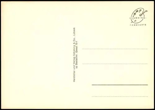 Ansichtskarte Geesthacht Mehrbildkarte mit 4 Ortsansichten 1970