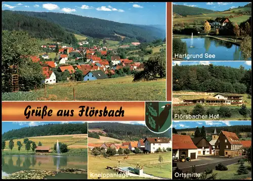 Flörsbach (Flörsbachtal)  Spessart, Hargrund-See, Flörsbacher Hof uvm. 1991