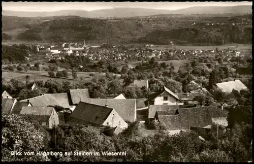 Ansichtskarte Hägelberg-Steinen (Baden) Stadtpartie 1961