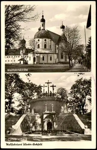 Ansichtskarte Lagerlechfeld-Graben Wallfahrtskirche Callvarienberg 2 Bild 1962