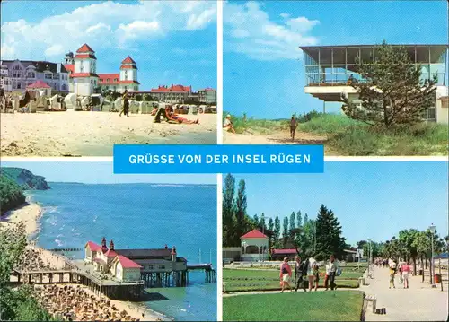 Ansichtskarte .Mecklenburg-Vorpommern Binz, Baabe, Sellin, Göhren 1976
