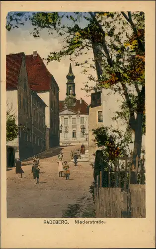 Ansichtskarte Radeberg Niederstraße 1925