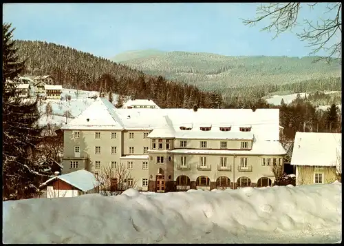 Ansichtskarte Bayerisch Eisenstein Gasthof Botschafter zur Winterzeit 1980