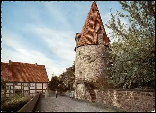 Ansichtskarte Bad Salzuflen Katzenturm Turm 1959