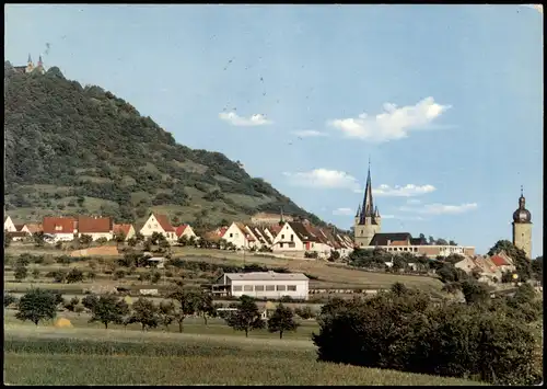 Ansichtskarte Zeil am Main Panorama-Ansicht 1975